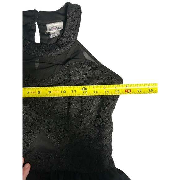 Sweet Storm Black Maxi Romper Evening Cocktail Holiday Sz Lg Whimsigoth - Picture 3 of 5